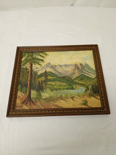 ölgemälde landschaft 1943 - Ölgemälde,