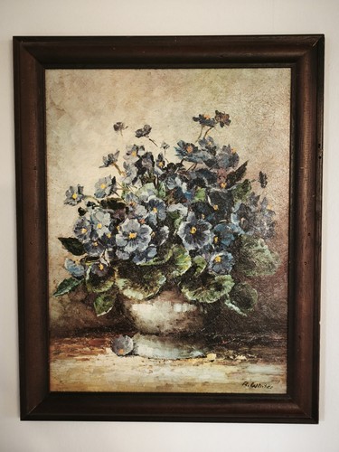 Gerahmtes blumen stillleben - gerahmtes, blumen-stillleben