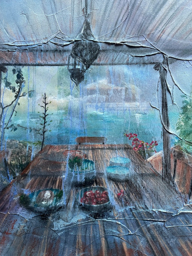 Künstlerbild veranda - künstlerbild, "veranda"