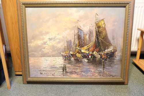 Gemälde alt holland schiffe - gemälde, alt-holland