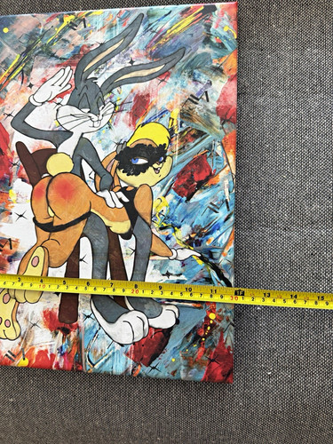 Bugs bunny pop art abstraktes - art,