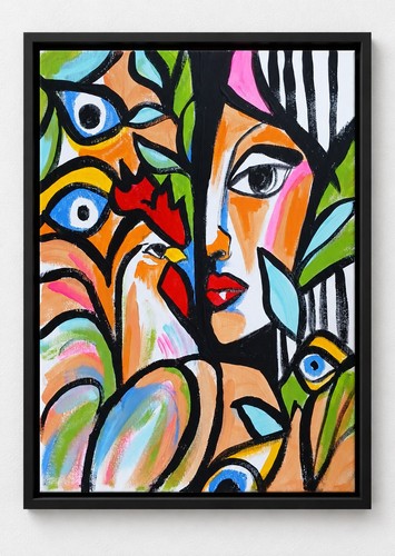 Original acryl 30x40 grüne - 30x40,