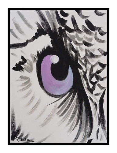 Original abstrakt vogelauge - original,