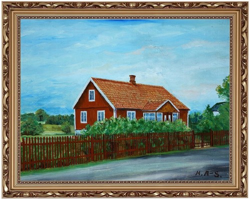 Unbekannt rotes landhaus - unbekannt,