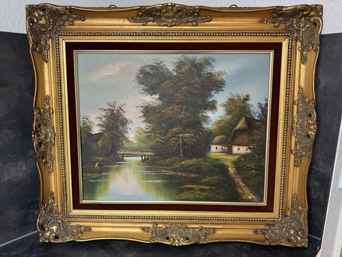 Gemälde öl auf leinwand - Öl, haus
