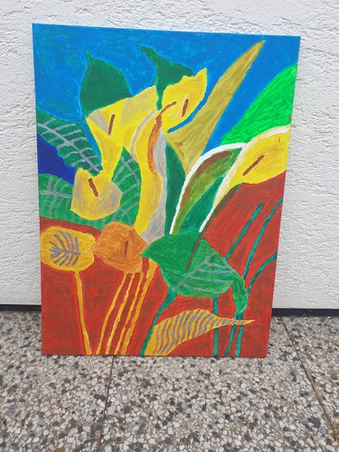 Acrylbilder handgemalt - acrylbilder,