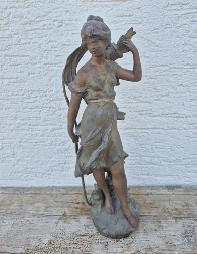 Bronze statue skulptur - statue/skulptur, frau