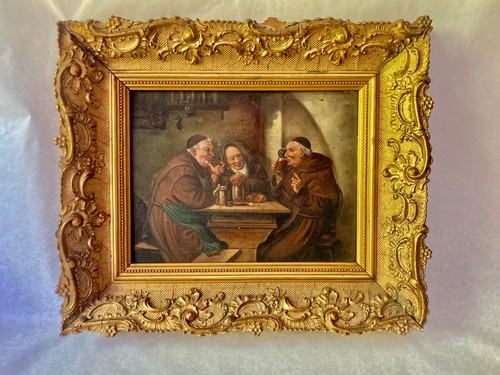 Mönche beim klosterbier öl - mönche, klosterbier"