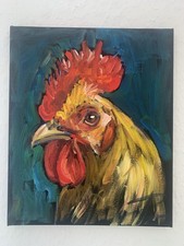 Original Öl Gemälde Tier