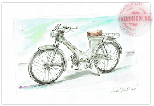 Original aquarellbild - original,
