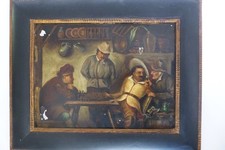 Antik*Genre*Ölgemälde*Schach