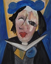 DIE DAME II    -  Gemälde -