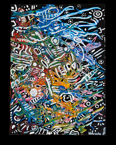 Original acryl kosmisches - original,