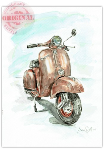 Original aquarellbild - original,