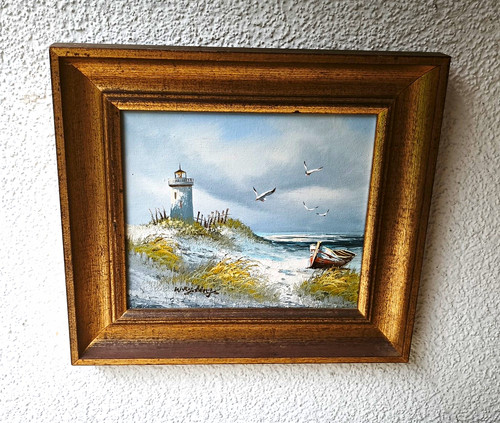 Vintage ölgemälde - vintage,