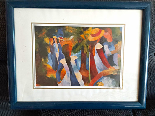 Gerahmter kunstdruck print - gerahmter,