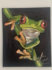 Original Öl Gemälde Tier