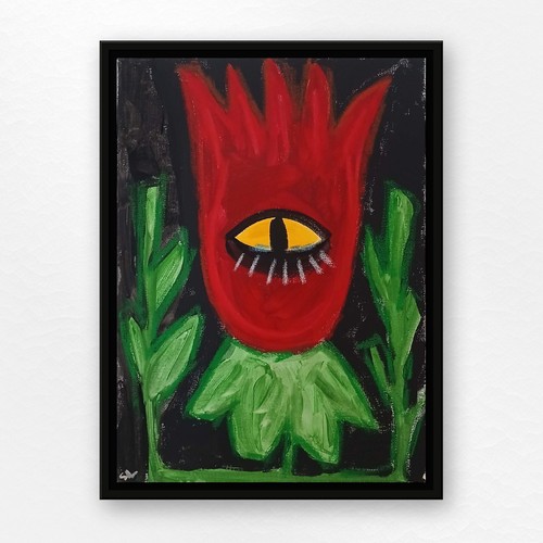 Original acryl 30x40 rote - acryl,