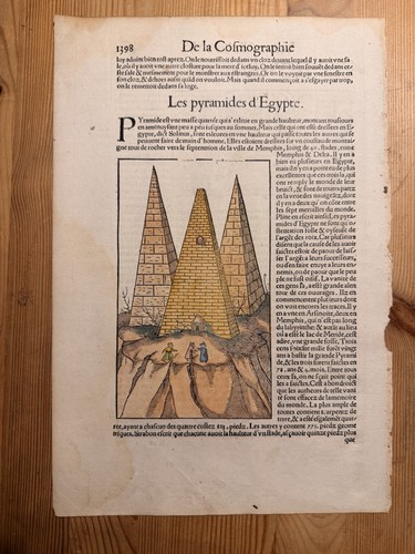 Seite aus cosmographia - aus, „cosmographia“