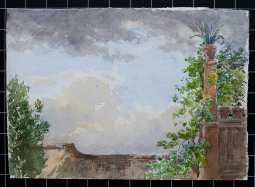 Himmel mit wolken garten - himmel,