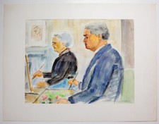 Rolf Diener: Aquarell auf