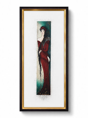 Elegante dame art deco stil - dame,