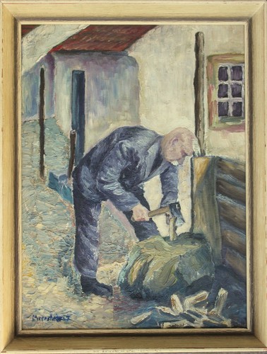 Altes ölgemälde signiert - ,