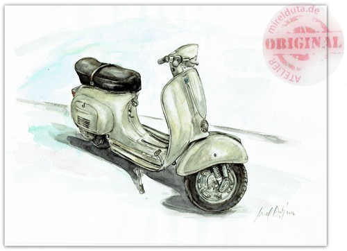 Original aquarellbild - original,