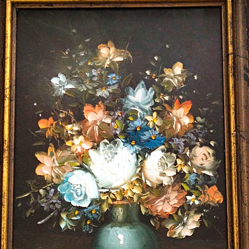 Blumen stillleben gemälde - blumen-stillleben,
