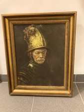 Antikes Wandbild im Rahmen