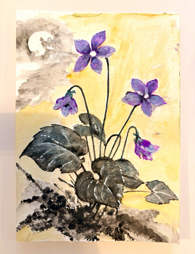 Aquarell gemälde blumen - aquarell-gemälde,