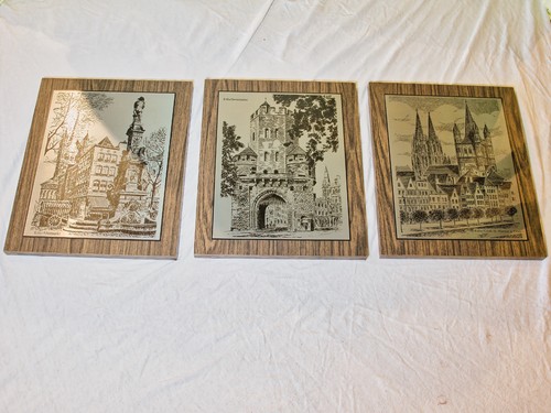 Seltene vintage zinnbilder - 3x,