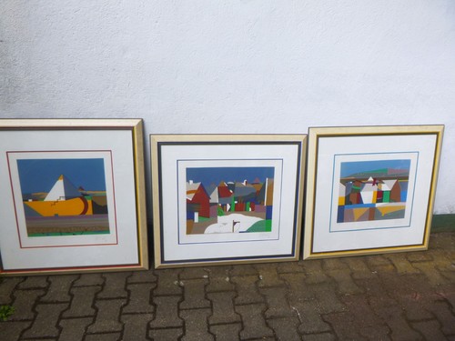 3farblithografien von karl - von,