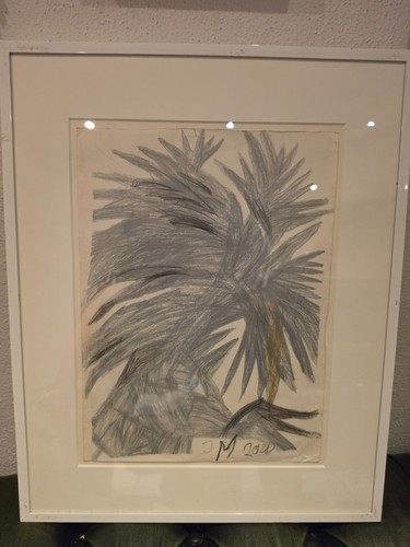 Original zeichnung palme - zeichnung,