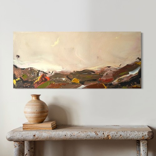 Abstraktes gemälde acrylbild - abstraktes,