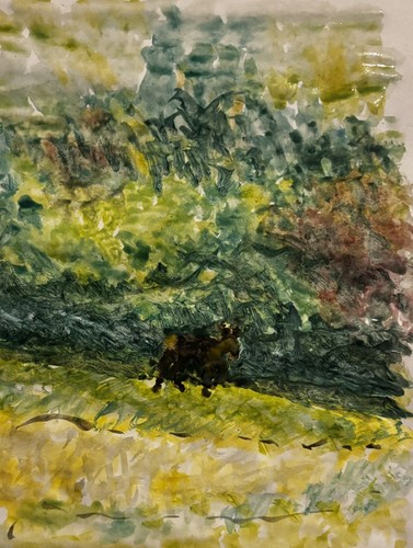 Original aquarell gemälde - original,