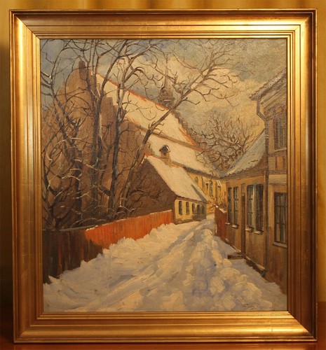 ölgemälde winterlandschaft - Ölgemälde,