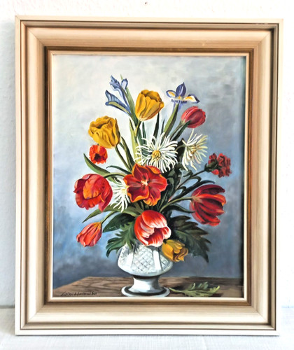 Stillleben ölgemälde blumen - Ölgemälde,