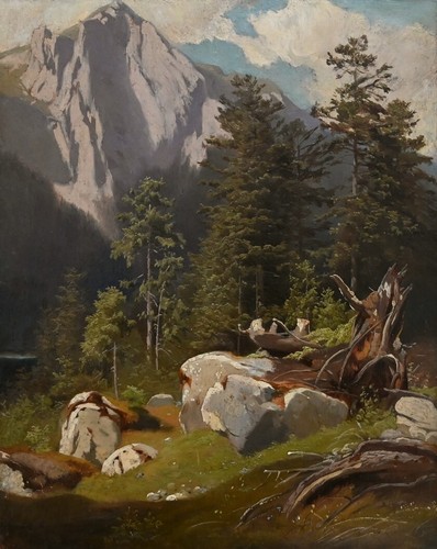 öl gemälde ölbild alt antik - Ölbild,