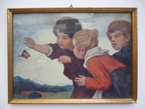 Antiker kunstdruck kinder - antiker,