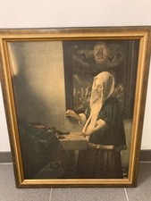 Antikes Wandbild im Rahmen