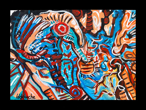 Original acryl träger der - „träger,