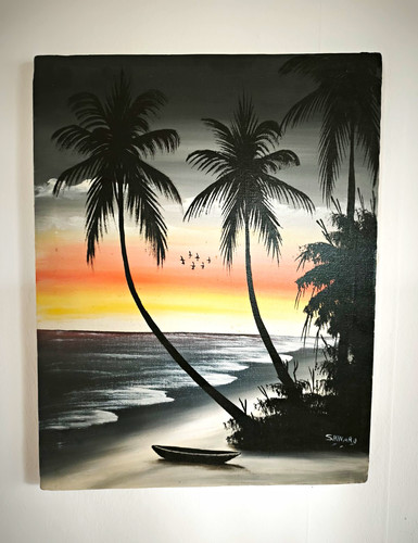 Leinwand gemälde strand - leinwand,