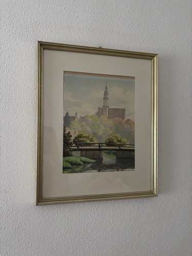 Original aquarell stadtansicht - original,