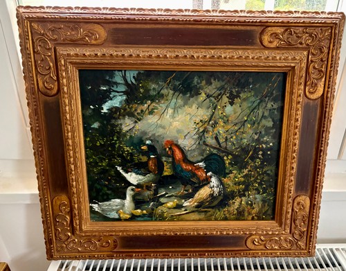 Gemälde konvolut mit - gemälde, 3